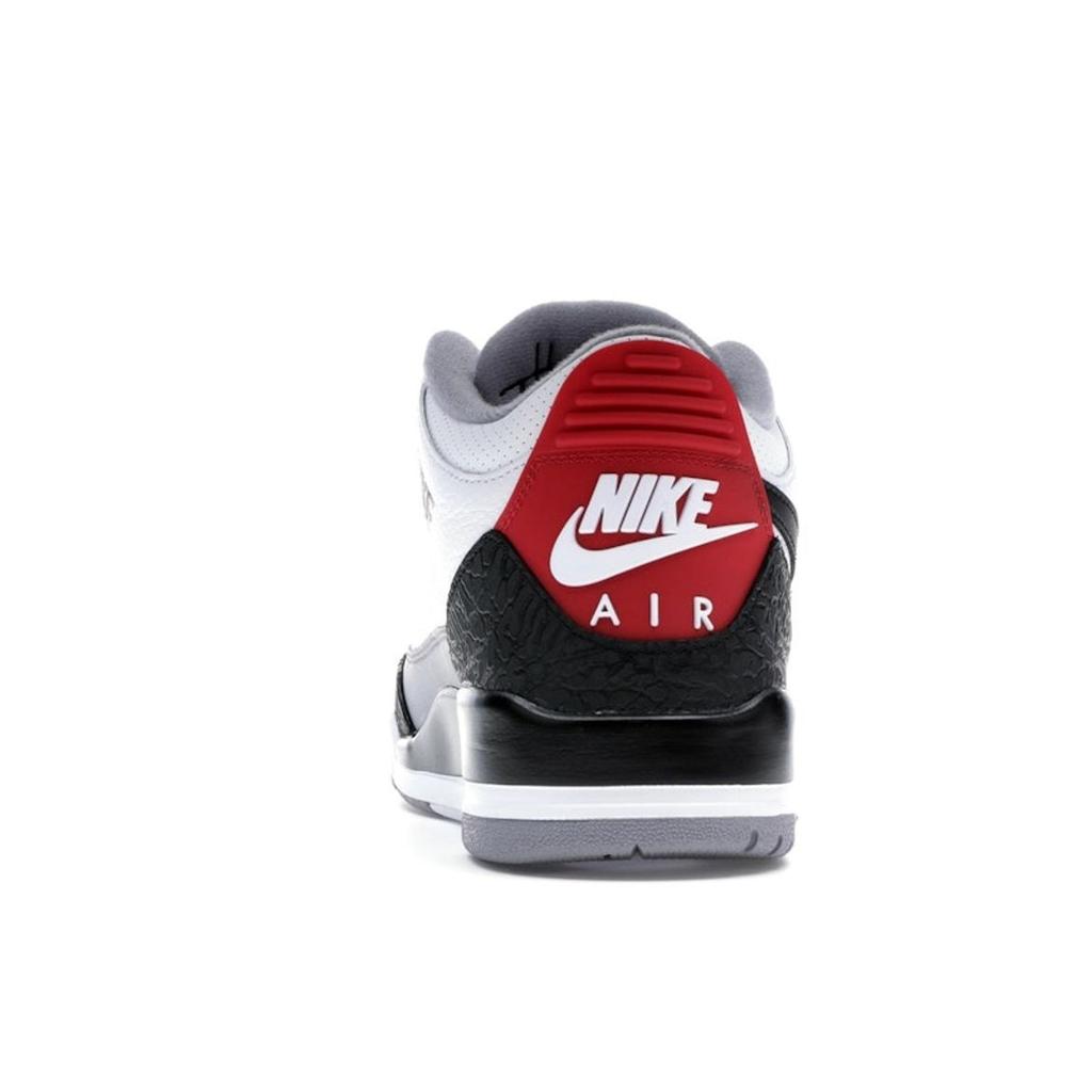 Air Jordan 3 Retro NRG Tinker Men Sneakers White Fire-Red-Cement-Grey-Black AQ3835-160