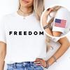 Футболка Charlie Kirk Freedom, Футболка Charlie Kirk, Унисекс футболка Charlie Kirk Freedom