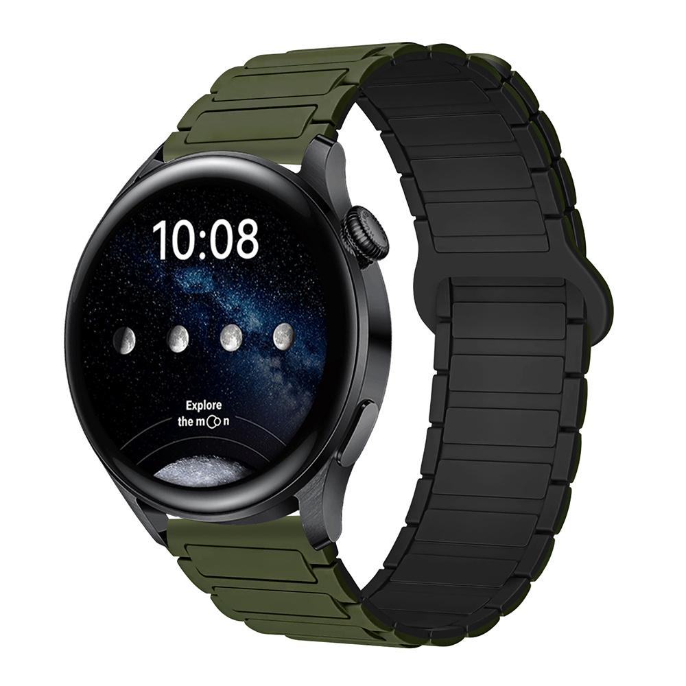 18mm 22mm 20mm Magnetic Silicone Strap For Samsung Galaxy Watch 7 6 5 4 44mm 40mm Sports Band For Galaxy Watch 4 6 Classic 47mm Huawei GT 4/5/6 41mm