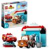 LEGO Duplo Lightning McQueen and Mater Car Wash Toy Toy Present Birthday Block Educational Christmas Boys Girls Children 1 and a Half Years Old 2 Year