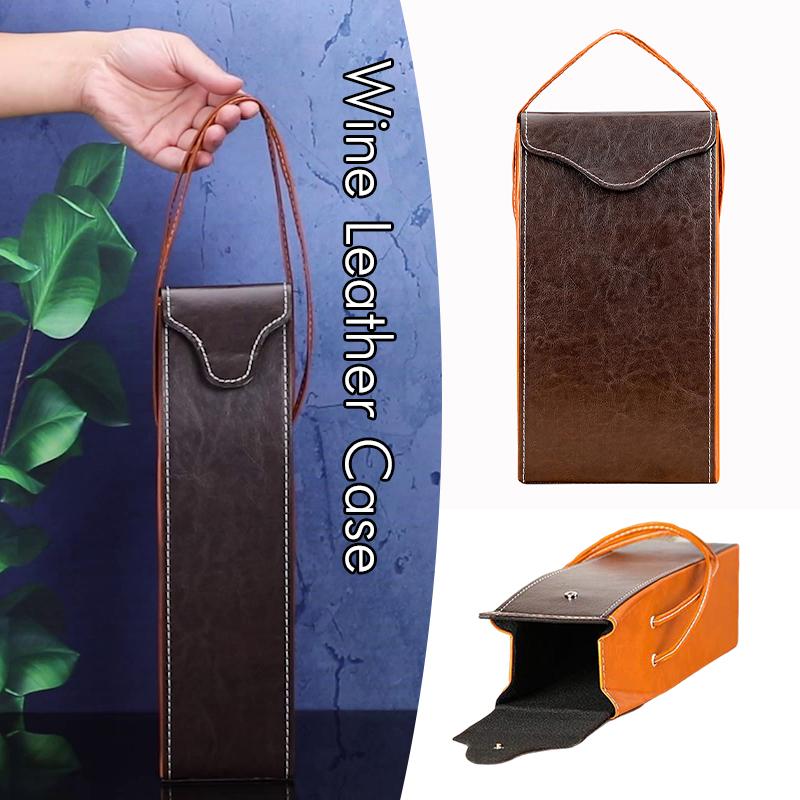 1 шт. сумка для упаковки красного вина, переносная кожаная подарочная сумка с одной/двумя ручками, упаковочные коробки для бутылок шампанского, сумка