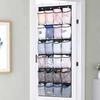 1x 24-секционный настенный органайзер для обуви, органайзер за дверью, нетканый органайзер для шляп и обуви, органайзер для ванной комнаты