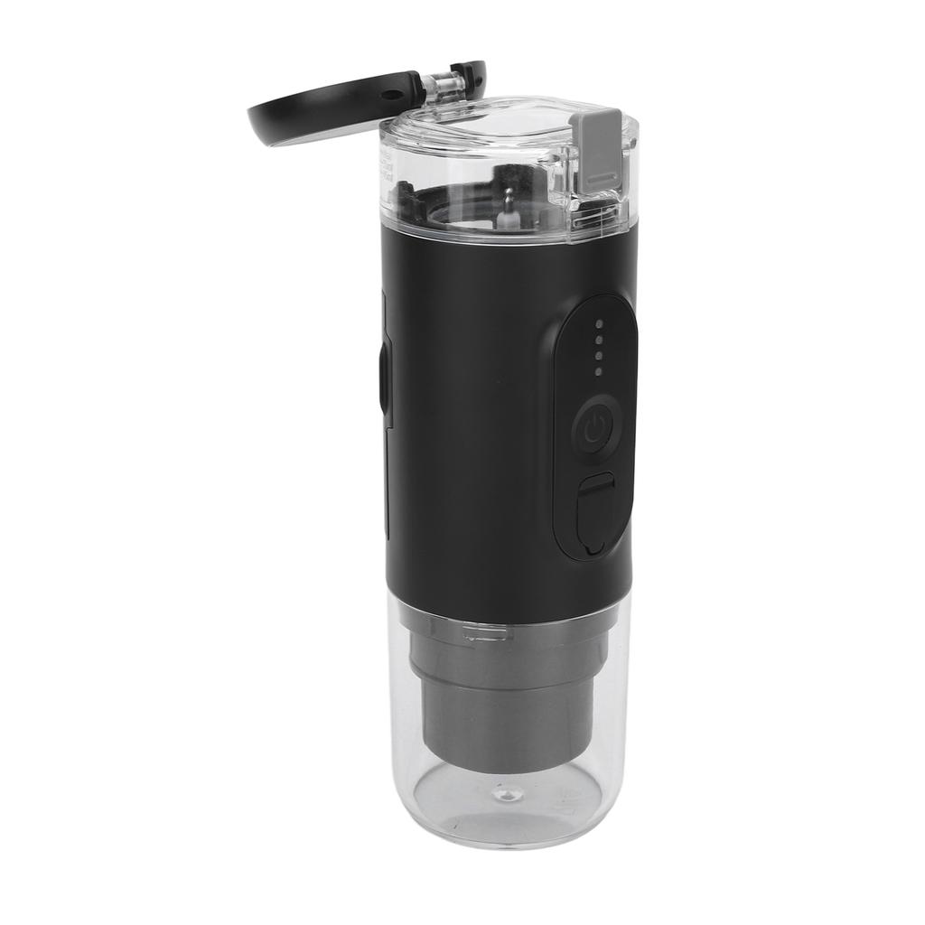 Portable Coffee Maker Travel Coffee Machine Compatible with Capsule and Ground USB Charging for