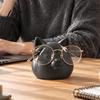 Anti Scratch Frame Holder Cat Glasses Holder 3D Printed Kitty Eyeglass Stand Cute Lover Birthday Present Desk Organizer for Spectacle Display,