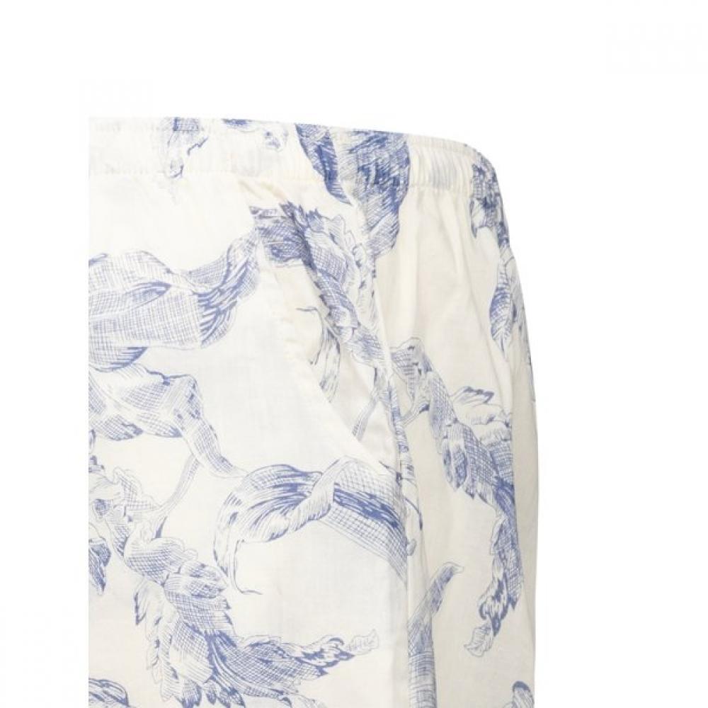 Barbara Women S Pine Print aSar Fabric Pajama awp4594S