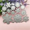 Множество маленьких цветов собираются вместе, металлический трафарет для тиснения, вырубные штампы для Diy, скрапбукинг, бумажные штампы для тиснения карт, ремесленный декор