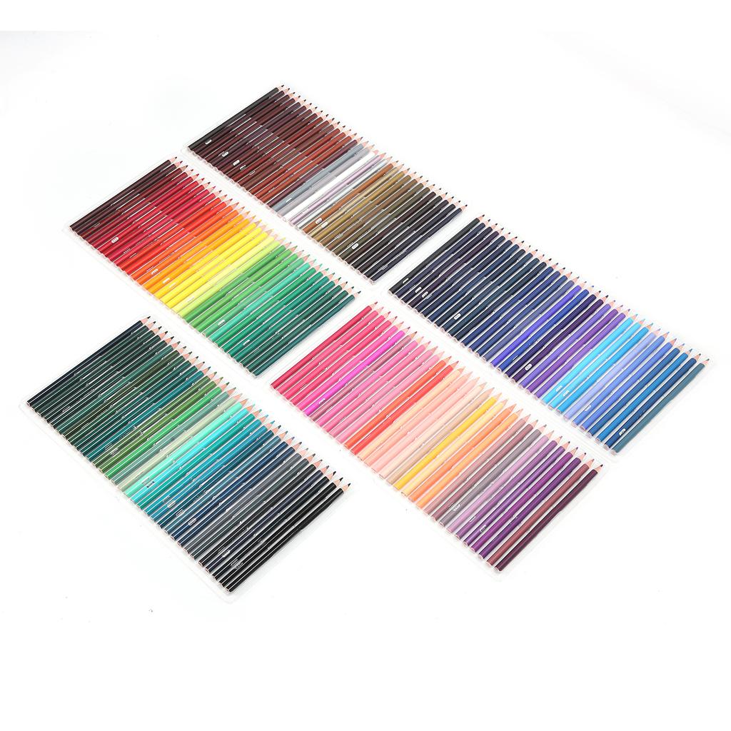 Набор из 160 цветных карандашей на масляной основе, разноцветные мягкие карандаши для рисования для художников