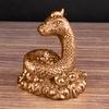 Статуэтка змеи китайского зодиака, коллекционная статуэтка змеи богатства из смолы 2025 года, украшение по фен-шуй для домашнего стола, книжной полки, декор