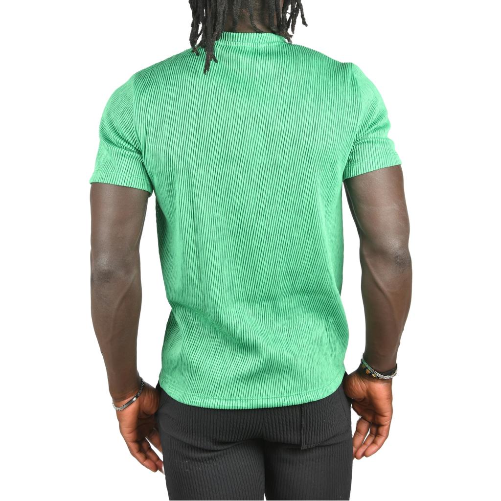 Облегающая трикотажная футболка DeepSEA из лайкры с круглым вырезом 2403230