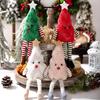 1PC Plush Cute Doll Ornament Home Christmas Tree Doll Christmas Decorations Long Leg Kids Gifts Table Decoration New Year 4 Colors