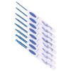 Crochet Hooks 8 Pcs Soft NonSlip Good Grip Knitting Needles Set with Mark for Weaving Home Use(Blue