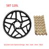 Motorcycle 7075 Aluminum 58T 62T Sprocket 106L 112L 120L Chain Set Kits For Sur-Ron Surron Segway Electric Cross-country Bike