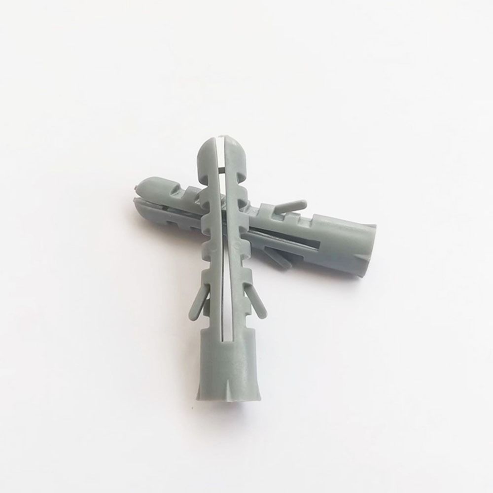 100 шт. M6X30, нейлоновый анкер, серый настенный дюбель, высококачественный настенный анкер, полый блок