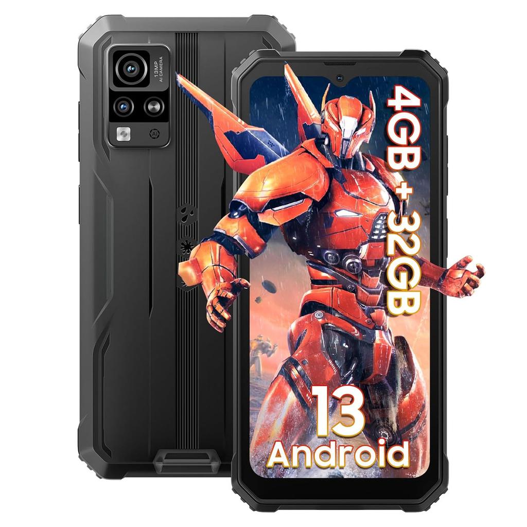 Refurbished Blackview BV4800 Smartphone 2/4GB 32/64GB 5180mAh Andriod 13 Rugged Phone