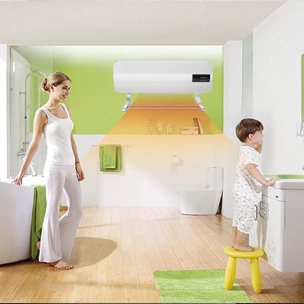 2 в 1 Холодный и Теплый Настенный Вентилятор-Кондиционер Электрический Обогреватель