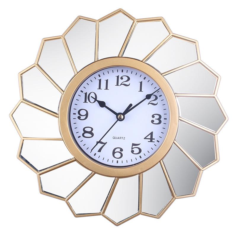 Часы Настенные часы Гостиная Креативные Северные часы Спальня Современные Простые Пасторальные Домашние Бесшумные Кварцевые часы