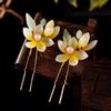 Ancient Tang Dynasty Hairpin Tassel Hanfu Headwear Retro Floral Hair Stick Jewelry