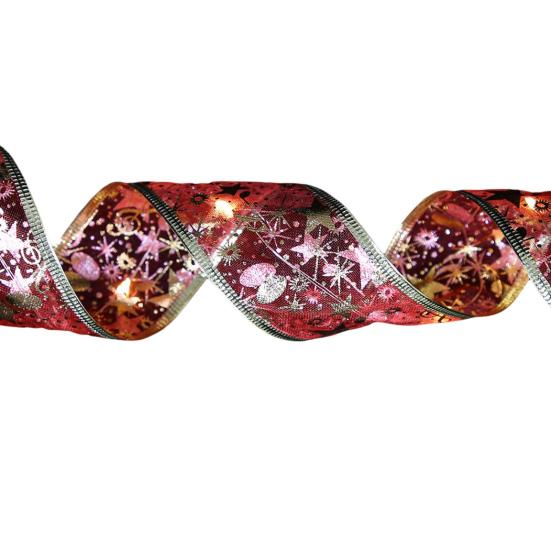 Рождественская лента-гирлянда, водонепроницаемая, гибкая конструкция, мягкое свечение, питание от батареек, светодиодная гирлянда для помещений/улицы