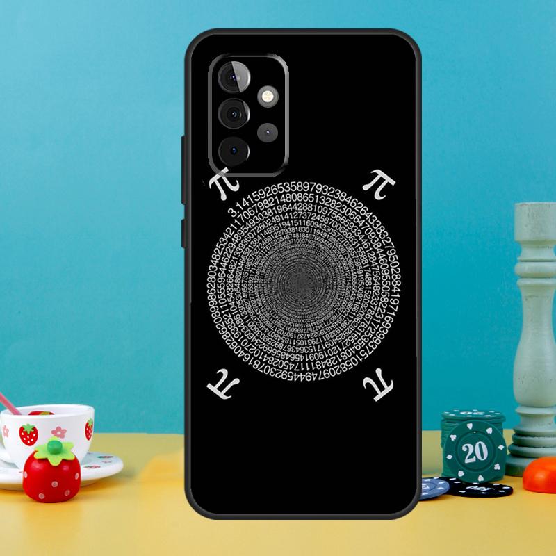 Чехол Математическая формула Пи для Samsung Galaxy A35 A26 A16 A05 A55 A15 A32 A12 A22 A52 A54 A34 A14 A56 A36 A13 A53