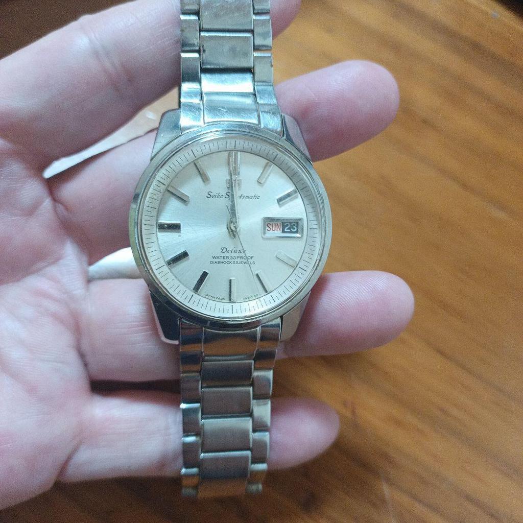 Б/у Сниженная цена SEIKO Sportsmatic 5 Deluxe Автоматические часы