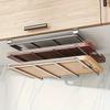 Stainless Steel Double-Layer Kitchen Storage Rack – Cutting Board, Drainer, and Household Organizer Underneath the Cabinet
