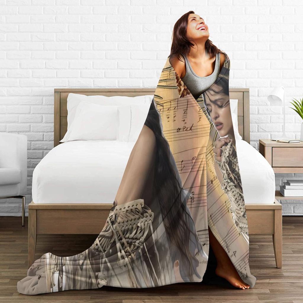 Rosalia Lux Warm Soft Blanket Picnic Plush Bedding Throws Fluffy Home Decor Flannel Bedspread Sofa Bed Cover