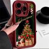 N112 Веселый рождественский дизайн Мягкие чехлы для телефонов Angel Eyes для Samsung S23 S24 Ultra S21 FE A54 A34 A13 A14 A06 A24 Realme 12 Vivo OPPO Противоударный чехол