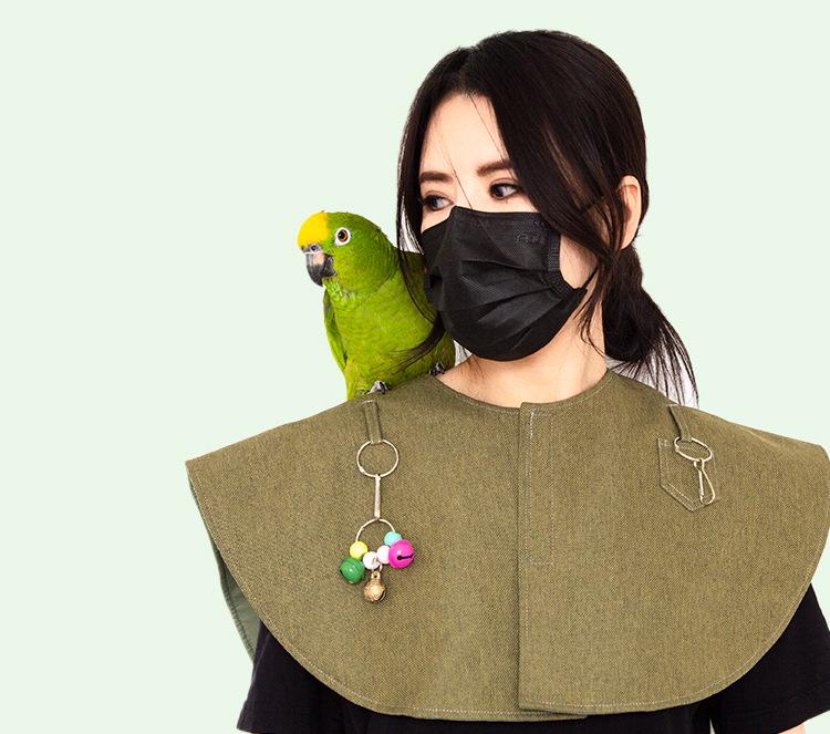 Защита для подгузника и шали для попугая: Защита от царапин/укусов дизайн «Пион» для волнистого попугайчика и кореллы