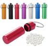 Waterproof Pill Box Case Container Capsule Bottle Keychain Travel Outdoor Portable Seal Pill Case