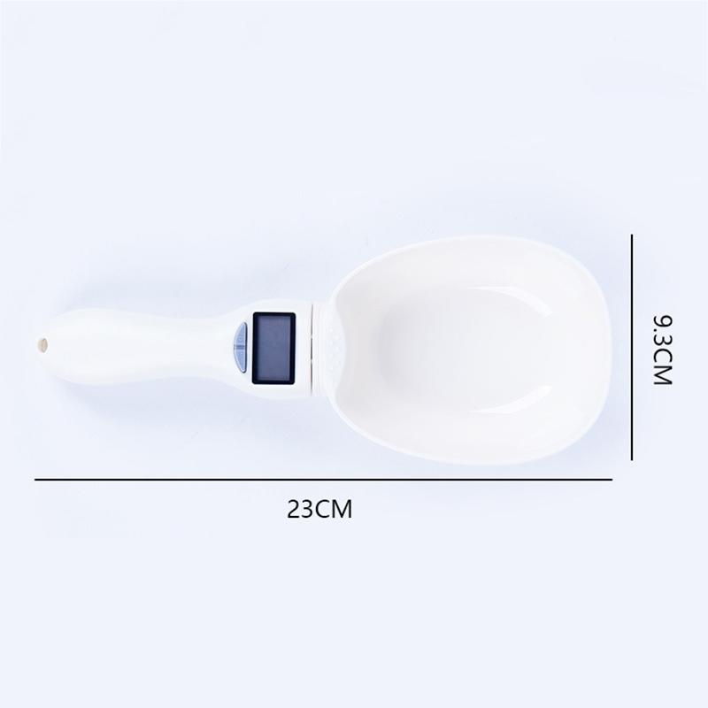 1 Высококачественные электронные весы для корма для домашних животных, измерительный инструмент, ложка для кормления собак и кошек, кухонные весы, цифровой контейнер, товары для животных