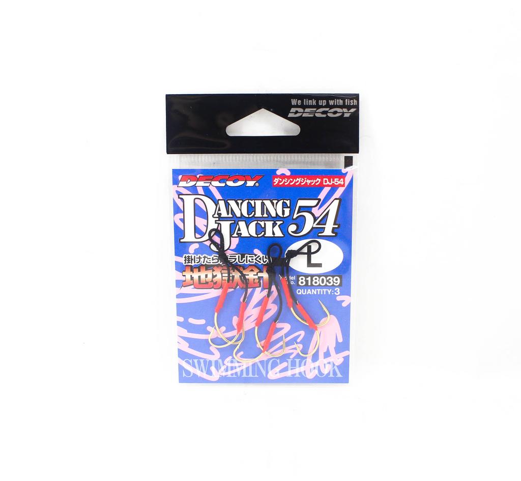 Decoy DJ-54 Spoon Lure Assist Hooks Rigged Size L (1) (8039)