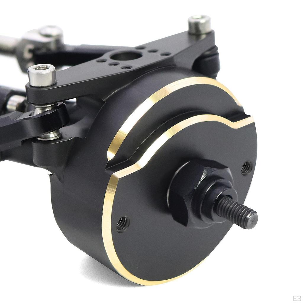 2 Pieces RC Brass Counterweight Axle Modification Metal Upgrade for 1/10