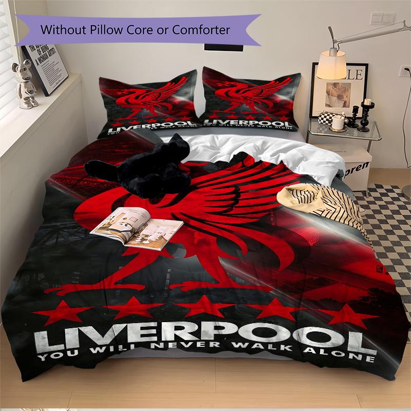 3Pcs Liver Bird Crest Bedding Sets For All Sizes New 3D Printed Bed Cover Comforter Duvet Cover Pillowcase Bedroom Decoration