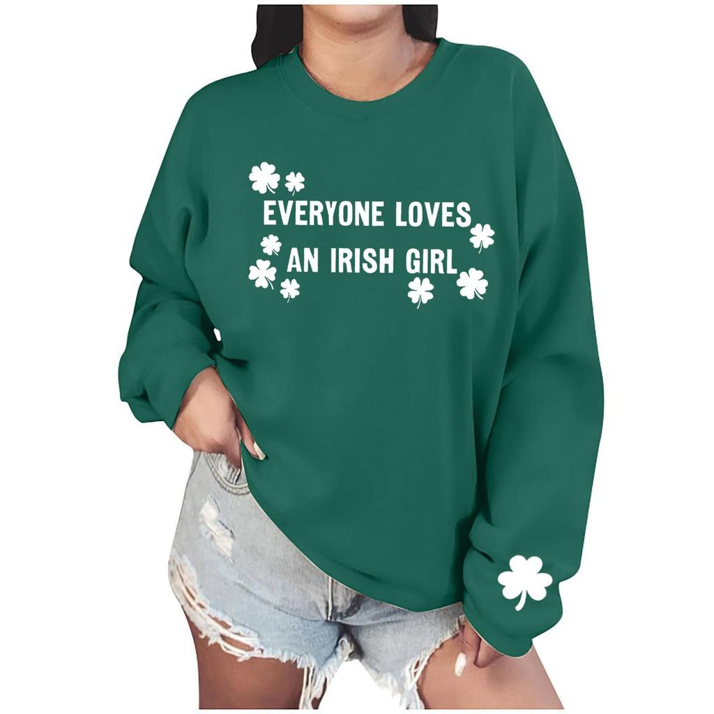 Женские повседневные модные толстовки с длинным рукавом и круглым вырезом с принтом, пуловер, топ