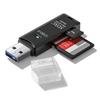 USB 3.0 Устройство для чтения карт Micro SD 5 Гбит/с 2-в-1 Устройство для чтения карт SD для SDXC SDHC MMC