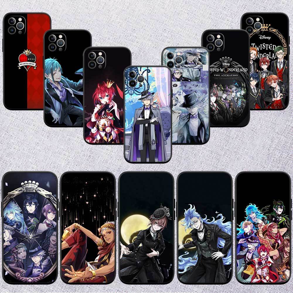Чехол для телефона Twisted Wonderland для Redmi Note 12 12S 12C 13 13C 13R 14 14S 14R 14C 11A 13X A3 A3X A4 A5 Pro Max Plus