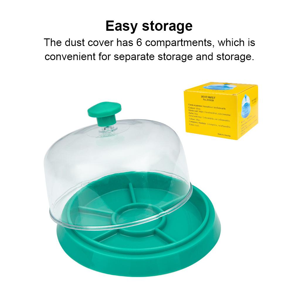 Пылезащитный пластиковый водонепроницаемый лоток-органайзер держатель с крышкой инструмент для ремонта часов ювелирные инструменты запасной протектор