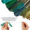 100/200Pcs Cross Stitch Cotton Embroidery Thread Floss Sewing Skeins Craft DIY Tool Multicolor Embroidery Thread Cross Stitch