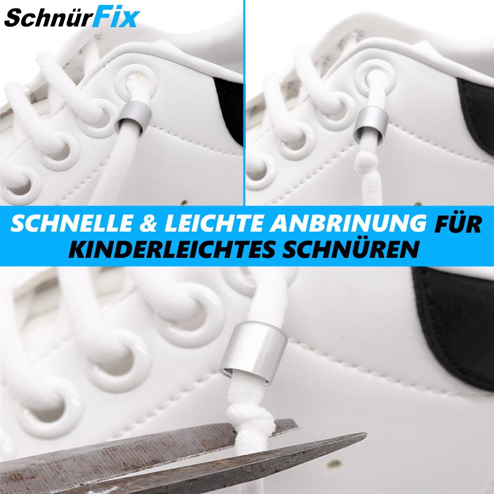 SCHNÜRFIX шнурки быстросъемные без завязывания шнурки эластичные плоские