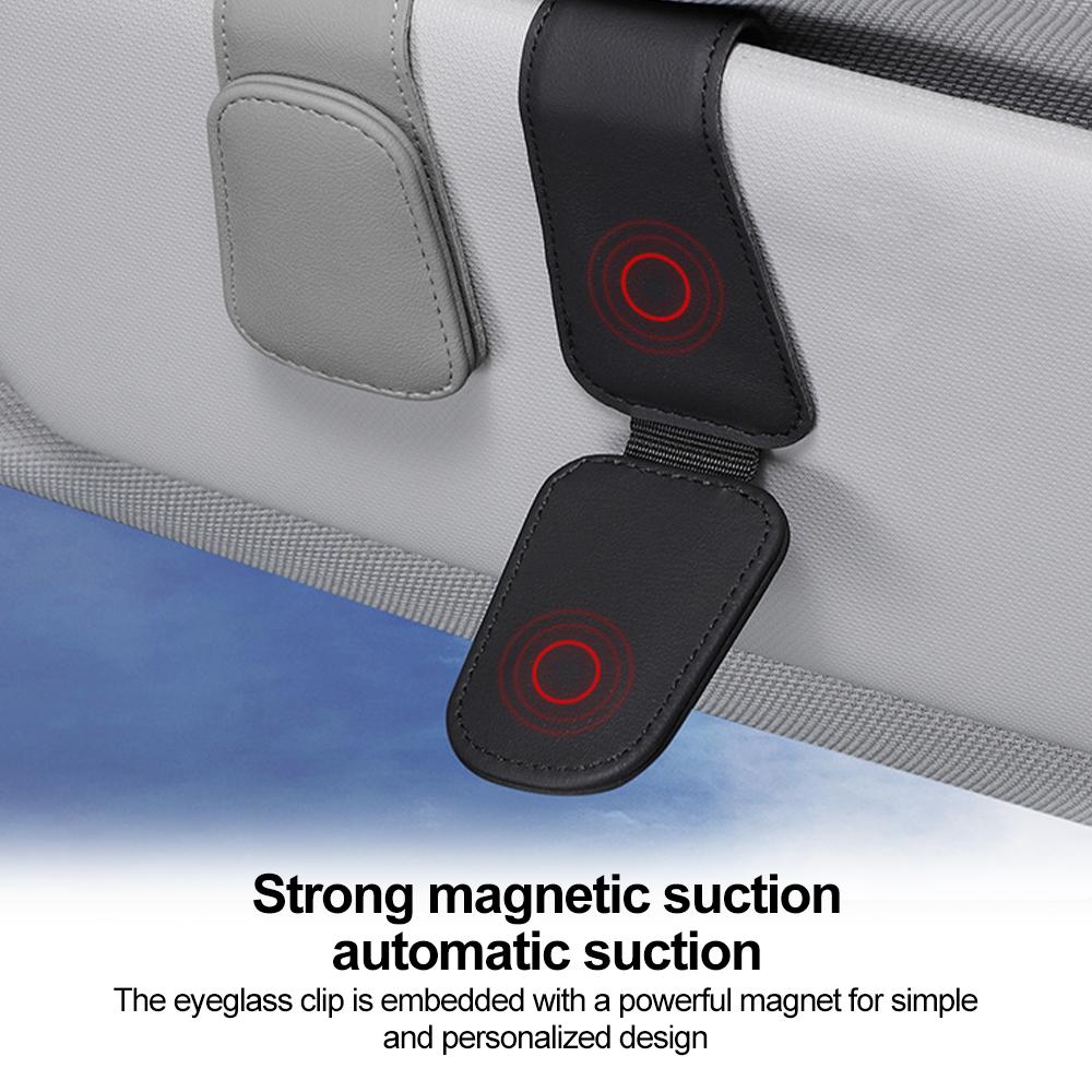 Автомобильный солнцезащитный козырек Футляр для очков Солнцезащитные очки Клип-карта Держатель билетов Подставка Футляр для ручек Очки Многофункциональное хранилище Автомобильные аксессуары