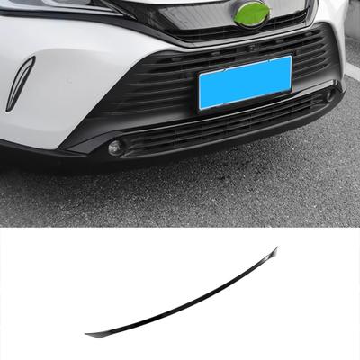 ZUNEIGUNG Декоративная накладка/Накладки на углы переднего бампера для Toyota Harrier (Новая модель серии 80) - Черная АБС-смола (1 кусок)