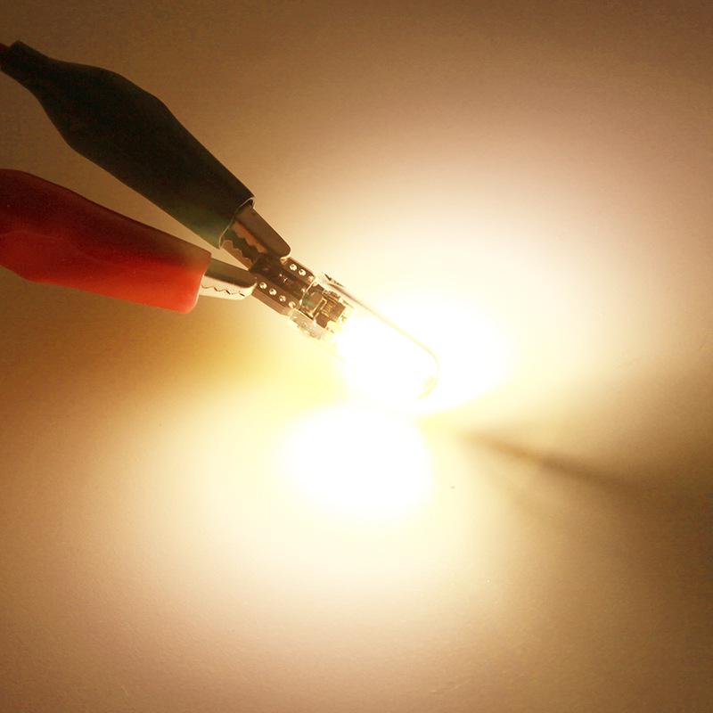 194 2825 W5W фары COB LED стеклянный корпус клиновидные автоматические парковочные лампы CANBUS автомобильный светильник для чтения салона DC