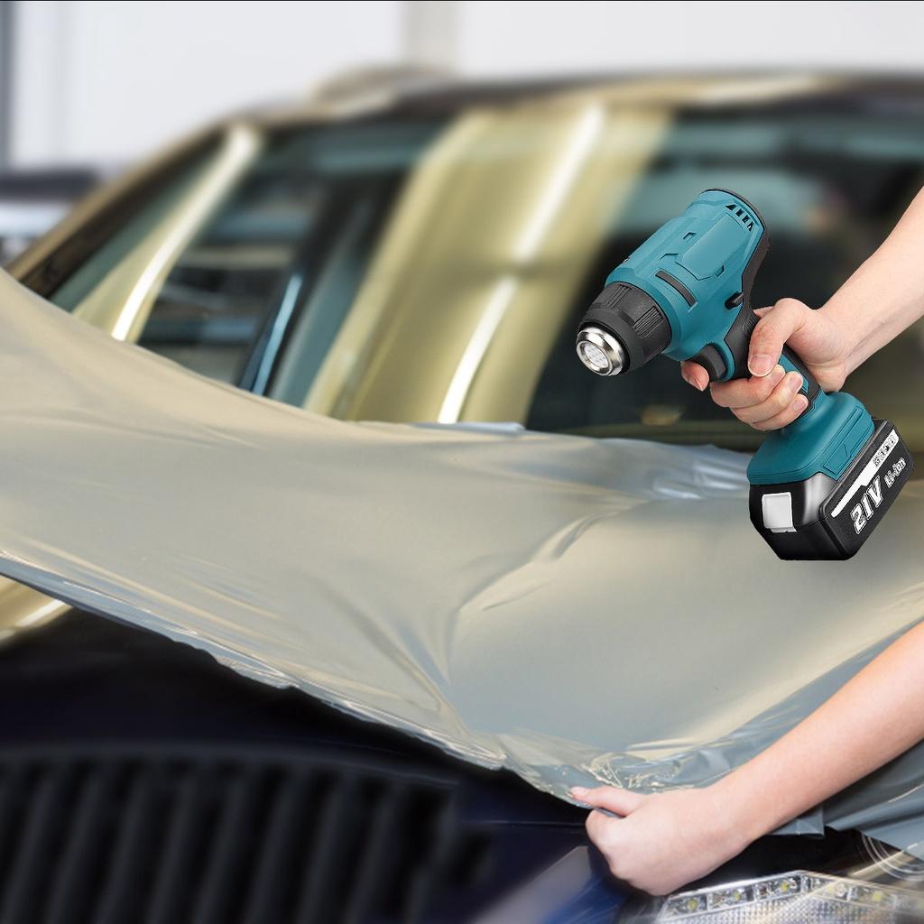 1000W 550L/min Cordless Power Tool Heat Guns Electric Hot Air Guns Dryer for Soldering Shrink Wrapping Tools For 18V Battery