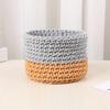 1 шт. Корзина для хранения из хлопка ручной работы - для мелочей, ключей, органайзер для рабочего стола и журнального столика