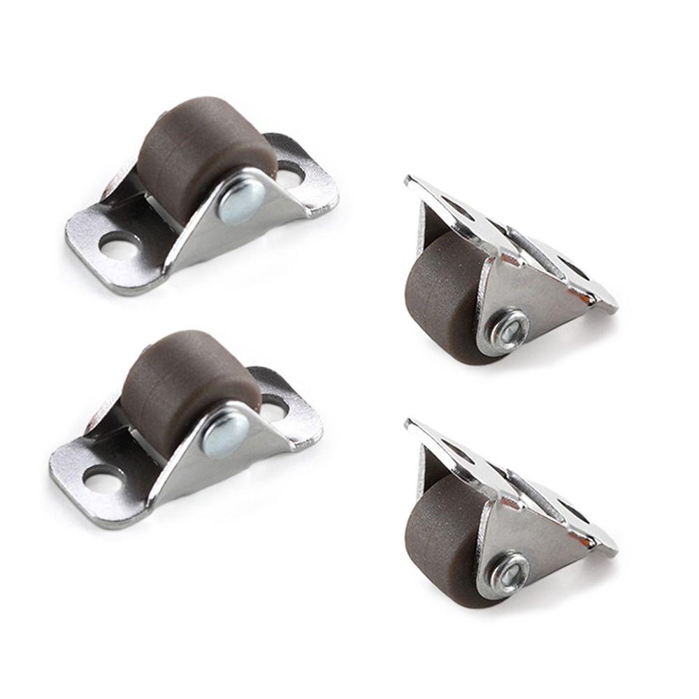 Pulley Universal Wheel Self Adhesive Straight Wheel Base Roller Furniture Casters Tray Caster