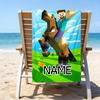1pc Minecraft2 Beach Towel with Custom Name, Beach/Swimming/Bath/Picnic/Camping Towel, Suitable for Seaside Beaches