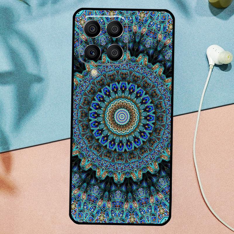 Цветочный дизайн Мандала Для Samsung Galaxy M14 M34 M54 M20 M06 M16 M12 M13 M15 M35 M55 M33 M53 M21 M31 M32 M52 Чехол