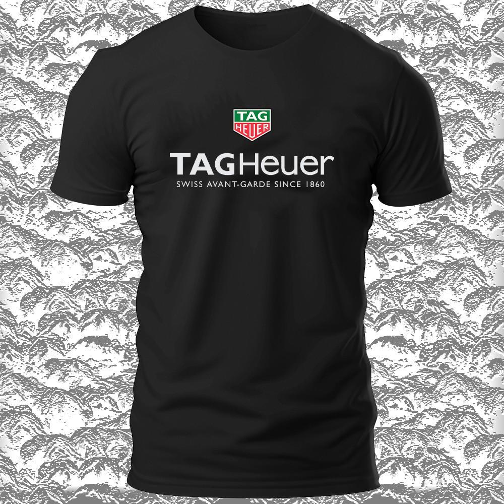 Новая унисекс футболка TAG Heuer с логотипом, забавная, сделано в США, размеры от S до 5XL