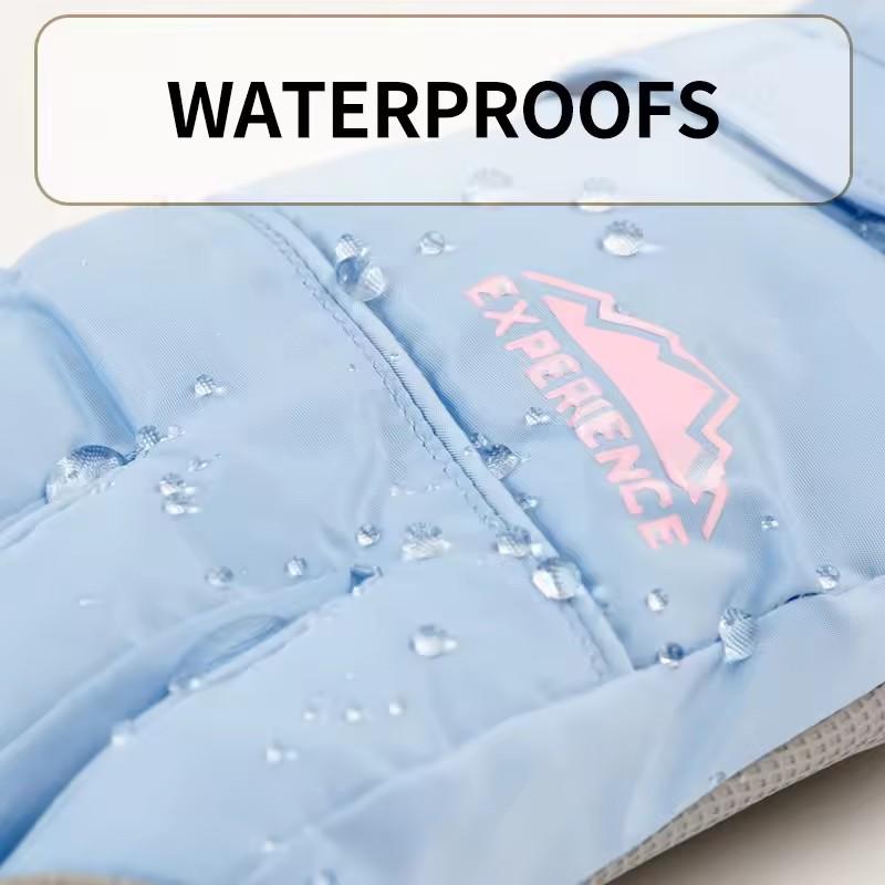 Теплые и Толстые Водонепроницаемые Перчатки Унисекс Сенсорный Экран Противоскользящие Уличные Лыжное Катание Велосипедное Снаряжение Теплые Ветрозащитные Совместимые Перчатки