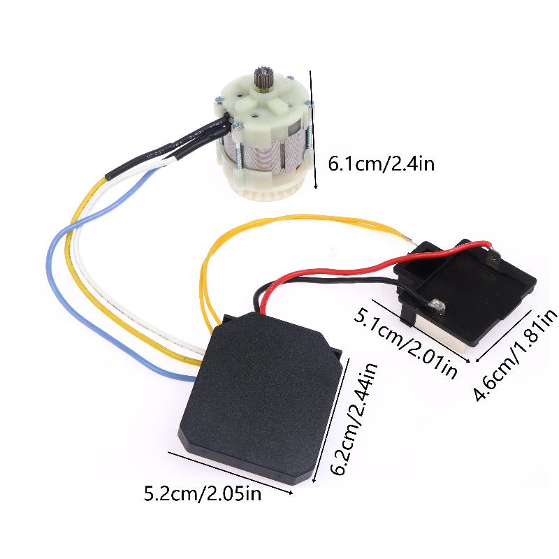 Мощный электродвигатель для пилы с 14 зубьями для электрических цепных пил 4-8 дюймов, мини-двигатель для пилы, удобная установка